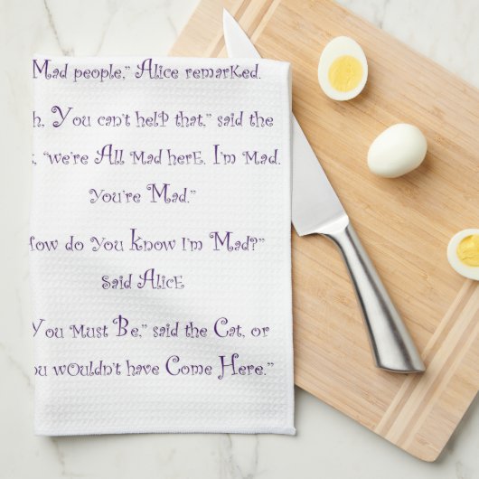 Wir sind alle hier wütend küchentuch (Viertel Falte)