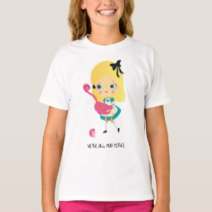 Wir sind alle hier wütend! Mädchent-shirt T-Shirt