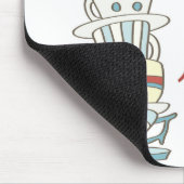 Wir sind alle hier wütend! mousepad (Ecke)