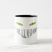 Wir sind alle hier wütend zweifarbige tasse (Mittel)