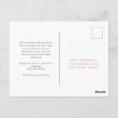 Wir sind alle in diesem gemeinsamen Akt der Freund Postkarte (Rückseite)