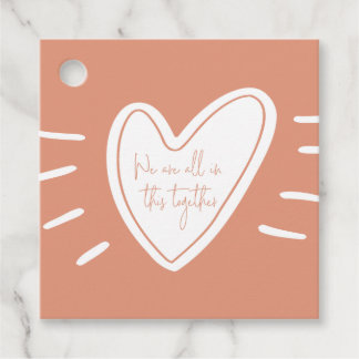 Wir sind alle in diesem gemeinsamen Akt des Herzen Geschenkanhänger