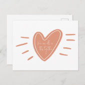 Wir sind alle in diesem gemeinsamen Akt des Herzen Postkarte (Vorne/Hinten)