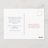 Wir sind alle in diesem gemeinsamen Akt des Herzen Postkarte (Rückseite)