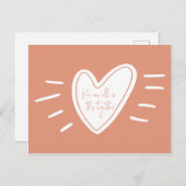 Wir sind alle in diesem gemeinsamen Akt des Herzen Postkarte (Vorne/Hinten)