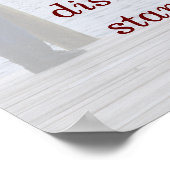 Wir sind alle Mad - Mark Twain Zitat - Kunstdruck Poster (Ecke)