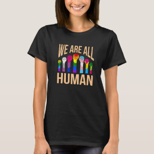 Wir sind alle Menschenrechte gleiche Rechte Männer T-Shirt