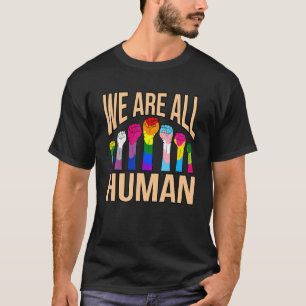 Wir sind alle Menschenrechte gleiche Rechte Männer T-Shirt