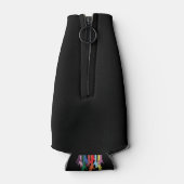 Wir sind alle menschliche farbenfrohe Hände Flaschenkühler (Rückseite)