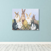 Wir sind alle Ohren Leinwanddruck (Insitu (Holzboden))