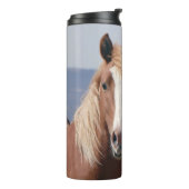 Wir sind alle Reisende Thermosbecher (Nach links gedreht)