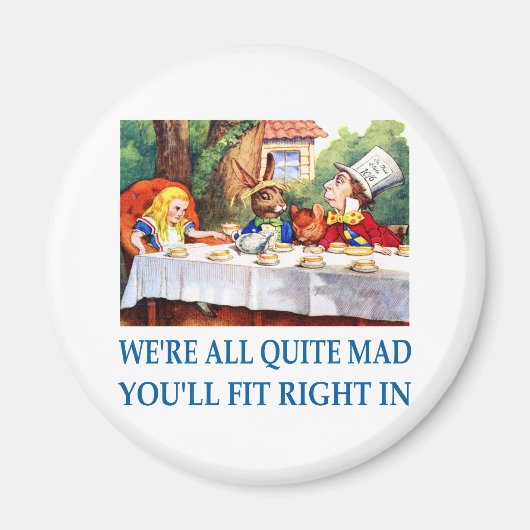 WIR SIND ALLE SEHR GUT ERZEUGT MAGNET (Vorne)