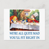 WIR SIND ALLE SEHR GUT ERZEUGT POSTKARTE (Vorderseite)