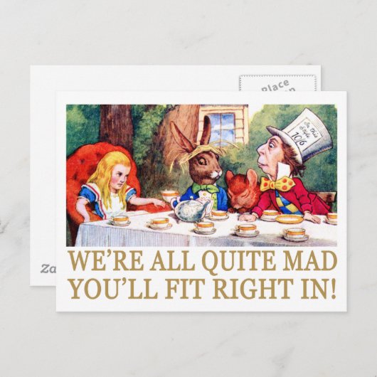 WIR SIND ALLE SEHR GUT GESCHAFFEN, DU WIRST DICH R POSTKARTE (Vorne/Hinten)