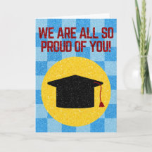 Wir sind alle so stolz auf den Abschluss des Glitz