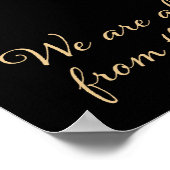 Wir sind alle Teil des Baumes des Lebens Poster (Ecke)