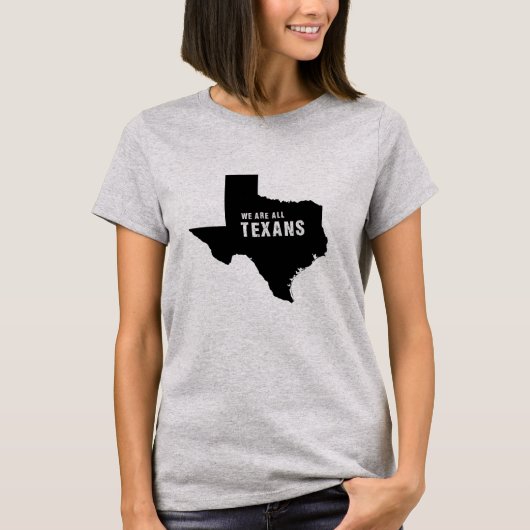 Wir sind alle Texaner nach dem Hurrikan Harvey T-Shirt (Vorderseite)