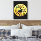 Wir sind alle tot - Cheshire Cat Leinwanddruck (Insitu (Schlafzimmer))