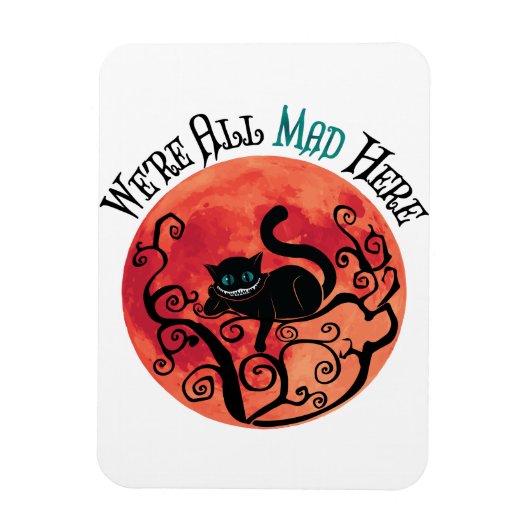Wir sind alle tot - Cheshire Cat Magnet (Vertikal)