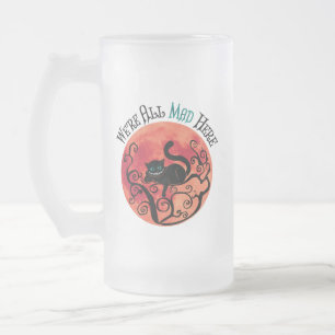 Wir sind alle tot - Cheshire Cat Mattglas Bierglas