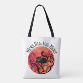 Wir sind alle tot - Cheshire Cat Tasche (Rückseite)