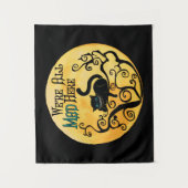 Wir sind alle tot - Cheshire Cat Wandteppich (Vorderseite)