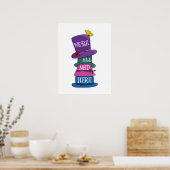 Wir sind alle tot, Mad Hatter Alice im Wunderland Poster (Küche)