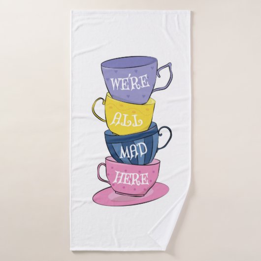 Wir sind alle tot - Mad Tea Party Cups Badehandtuch (Badehandtuch)