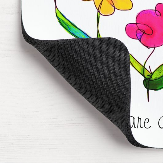 Wir sind alle unterschiedliches u. schönes mousepad (Ecke)