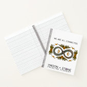 Wir sind alle verbunden Notebook Notizblock (Innenseite)