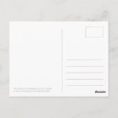 Wir sind alle verrückt hier Alice Cheshire Cat CC0 Postkarte (Rückseite)