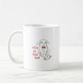 Wir sind alle verrückt hier! kaffeetasse (Links)