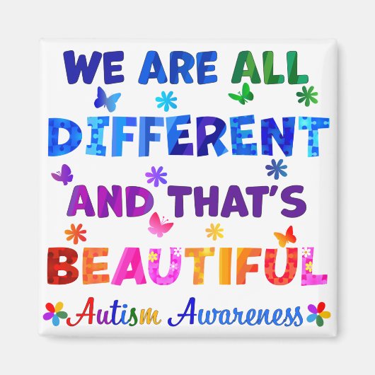 Wir sind alle verschieden magnet (Vorne)