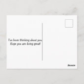 Wir sind alle verschieden postkarte (Rückseite)