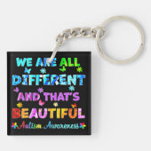 Wir sind alle verschieden schlüsselanhänger (Rückseite)