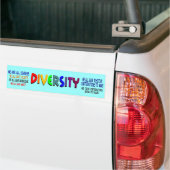 Wir sind alle verschiedener Autoaufkleber (Auf Lkw)