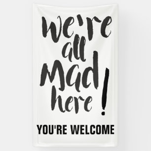 Wir sind alle wütend hier - schwarz banner