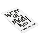 Wir sind alle wütend hier - schwarz magnet (Rechte Seite)