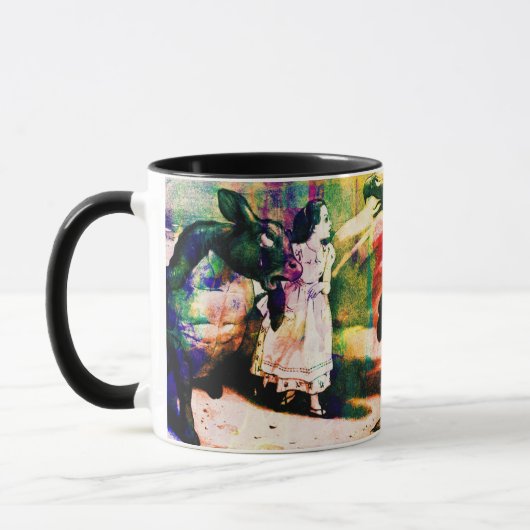 Wir sind alle wütende hier Alice im Wunderland Tasse (Links)