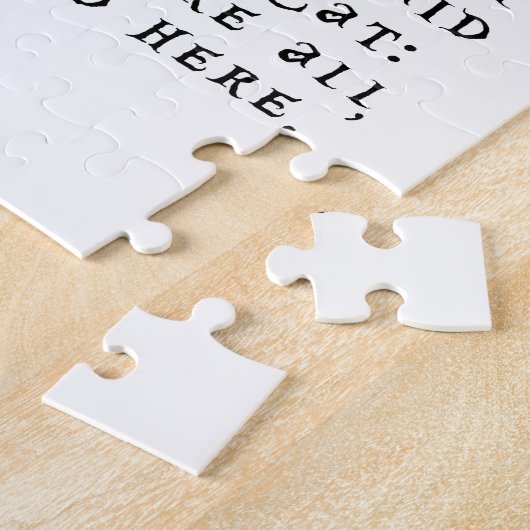 Wir sind alle wütende hier - Cheshire-Katze Puzzle (Seite)