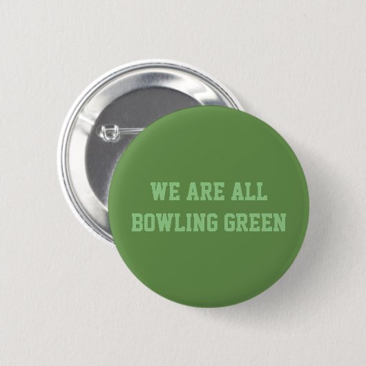 Wir sind aller Bowling- Greenknopf Button (Vorne & Hinten)