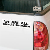 WIR SIND ALLER EDWARD SNOWDEN - Autoaufkleber (Auf Lkw)
