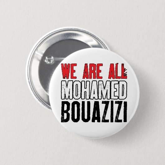 Wir sind aller Mohamed Bouazizi Button (Vorne & Hinten)