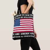 Wir sind Amerikaner (schwarze) Tasche (Von Nahem)