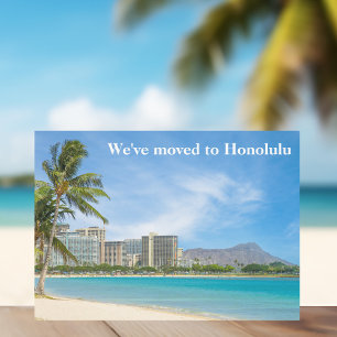 Wir sind an den Strand von Honolulu gezogen Foto I Ankündigung