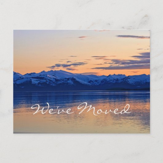 Wir sind an der schönen Küste angekommen! Adressän Ankündigungspostkarte (Vorderseite)