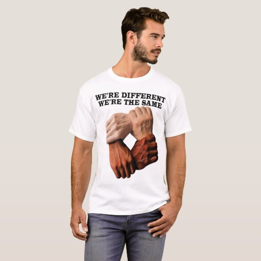 wir sind anders, wir sind gleich T-Shirt (Vorne ganz)