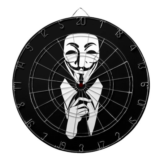 Wir sind anonym dartscheibe (vorne)