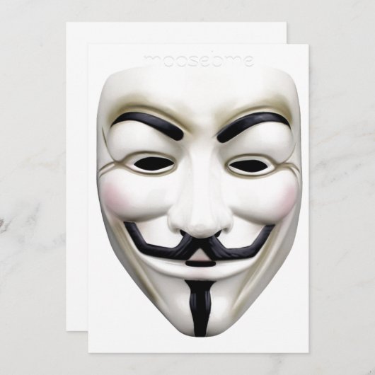 Wir sind anonym! einladung (Vorne/Hinten)