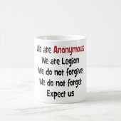 Wir sind anonym kaffeetasse (Mittel)